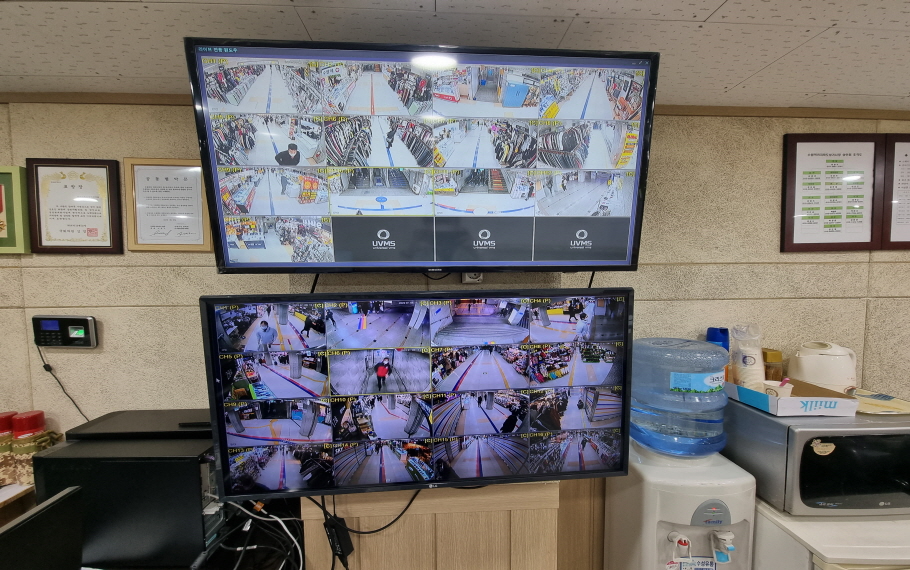 [시공사례]수원역 역전지하도상가시장 CCTV설치 관급자재 구입
